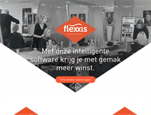 Tablet Screenshot of flexxis.nl